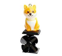 Dog Figurine, Motorcycle Light Up Wind Powered Decoration, Rotating Animal Figurine for Handlebar, Fun and Decorative Outdoor Cycling Accessory, Safe Visual Marker for Night Riding, Scooter Bike