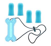 Dog Finger Toothbrush, Cat Toothbrush for Dogs, Dog Teeth Cleaning Supplies, Pet Chew Toys with Toothbrush, Medium-Sized Dog Toothbrush, Dog Oral Care Products, Dog Toothbrush and Wipes