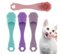 Dog Finger Toothbrush, Pet Bath Supplies for Oral, Soft Bristles Finger Toothbrush, 4.13x1.06x0.51 Inches, for Pets Teeth Cleaning and Care, Gum Massager