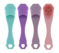 Dog Finger Toothbrush, Soft Bristle Pet Teeth Cleaner, Gentle Silicone Oral Care Tool, Portable and Reusable Design, Ideal for Dogs, Cats, Small Pets, 4.13 x 1.06 x 0.51 inches