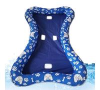 Dog Float Bed - Inflatable Water Mat For Pets | Outdoor Pool Lounger For Dogs, Lake Swimming Toy, Bath Tub Raft, Beach Day Play, Portable Pet Water Pad, Summer Backyard Floating Animal
