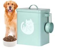 Dog Food Storage Container, 6L PuppyFood Storage Bin, Airtight With Spoon Treat Dispenser Anti-Moisture Lid, Perfect For Kitchen, Pantry, Garage, Barn, Farm, Puppy, Bunny, Mice, Rice