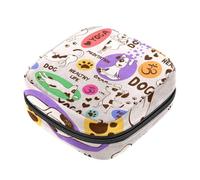 Dog Footprints are Interesting First Period Kit per ragazze, salvaslip tampone, borsa mestruale, supporto per assorbenti con cerniera, organizer per tovaglioli sanitari