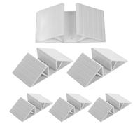 Dog Gate Support - 6PCS Triangular Pet Fence Reinforcement Feet, Indoor Isolation Barrier Stabilizer Accessories, Adhesive Bottom Stair Guard | Wooden Puppy Configurable Gate Holder For Home Saf