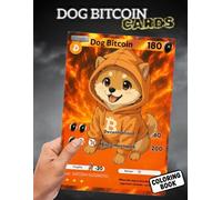 $Dog go to the moon & Runes Bitcoin: Coloring book for kids and adults