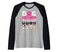 Dog Groomer Cosa Dicono i Miei Clienti Maglia con Maniche Raglan