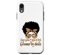 Dog Groomer Divertente Afro-Americano Toelettatura Mamma Pet Stylists Custodia per iPhone XR