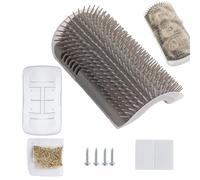 Dog Grooming Brush - Dematting Comb for Home | with Self Cleaning Design, Pet Massage Tool, Small Medium Large Puppy Kitten Accessory, Indoor Outdoor Garden Yard