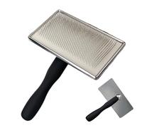 Dog Grooming Brush, Pet Shedding Dogs Comb, Metal Needle Dematting Tool, Undercoat Rake Hair Remover, 1 Piece Ideal for All Types, Pets Cleaning Supplies Cats, 16.6x12x4cm