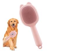 Dog Grooming Brush - Special Hair Removal Massage Brush, Soft Bristle Hair Comb Cleaner Grooming | Dog and Cat Hair Removal Comb, Handheld Pet Massage Tool for Healthy Coat Reduced Shedding