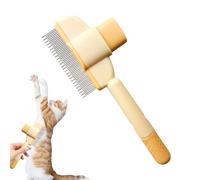 Dog Grooming Comb, Pet Shedding Brush, Stainless Steel Demitting Tool, One-Click Hair Release, Safe Gentle, Home Grooming Use, 7.87x3.15x0.79 Inches, Blue, 1 Pack