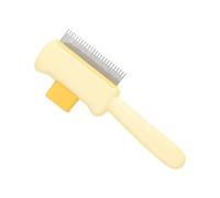 Dog Grooming Comb, Puppy Detangling & Massage Brush, Ergonomic Grip 7.48x2.76x0.39 inches, Pet Supplies Hamster, Bunny, Kitten, Soft Bristles for Comfort & Care, Ergonomic and Wide Coverage