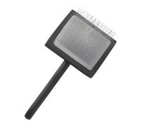 Dog Grooming Slicker Brush, Self Cleaning Stainless Cosmetic, Gentle Hair Shedding Device Extra, Sl rooming Tool with Modern Design, Essential Companion for Dogs Puppies Owners Groomers Shelters