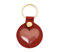 Dog Hair Collector Key Chain, Memorial Heart Shape Pendant Keyring, Pet Keepsake Charm, Portable and Lightweight for Backpack, Purse, Bag, Remembrance, Women, Men, 3.35x1.97 inches