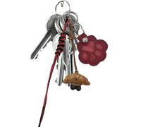 Dog Hair Collector Keychain, Lightweight Collector Keyring For Families, Cat Paw Shaped Keychain Keepsake, Home Pet Accessory Life Home Paw Puppy Memories, Vinaccia-rosso (Wine Red), Consulte la
