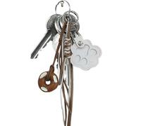 Dog Hair Collector Keychain, Lightweight Collector Keyring For Families, Cat Paw Shaped Keychain Keepsake, Home Pet Accessory Life Home Paw Puppy Memories, bianco, Consulte la descripción