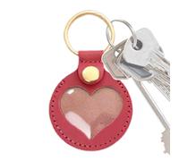 Dog Hair Key Chain, Cute Keepsake Keyring, Memorial Pendant Accessory, Heart Shape Charm, Pet Hair Souvenir for Backpacks, Men's Purses, Women's Bags, and Sentimental Collections, 3.35x1.97 Inches