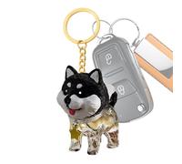 Dog Hair Keychain Keepsake | Transparent Cute Pendant Memorial | Pet Hair Keychain Keepsake,for Home Travel Vacation Daily Commuting Purse Handbag Tote