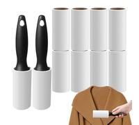 Dog Hair Remover, 3.94x1.5 inches Adorable Extra Sticky Lint Rollers Pet Hair, 2 Handle Cleaner with 60 Sheets Each for Clothes, Furniture, Carpet, Laundry, Travel Use