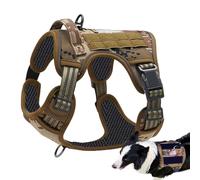 Dog Harness - Oxford Cloth | Dog Collar | No Pull Vest Dogs Harness Pet Supplies For Medium Trainers Tasks Rescue Running Search Hiking For Training, Walking, And Outdoor Pet Activities