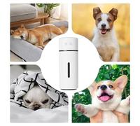 Dog Humidifier, Small Air Mist Sprayer, 2.83x2.83x7.09 inches Rechargeable Quiet Diffuser Device, Portable Moisture Machine for Household Plants Pet Travel Desk Home Baby Indoor Room Environment