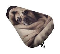 Dog in A Blanket - Coprisedile per bicicletta, extra morbido e confortevole, protezione da pioggia e sole, resistente, antipolvere, per mountain bike da città