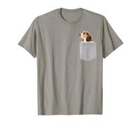 Dog in Your Pocket Beagle Puppy Maglietta