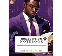 Dog-ish Composition Notebook: Creative Notebook for MEN,HBCU Inspired Writing & Drawing: Men that Love Purple and Gold if You Know What I Mean
