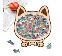 Dog Jigsaw Puzzle 115-Piece - Morandi-Colored Educational Game, Kids