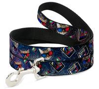 Dog Leash 6-FEET 3-D TV Cats in Space