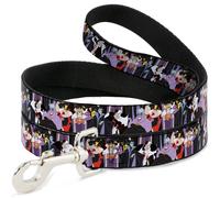 Dog Leash 6-FEET 5-Disney Villains Stacked