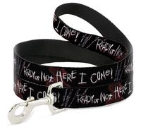 Dog Leash 6-FEET A Nightmare on Elm Street READY OR NOT HERE I COME/Freddy Silho