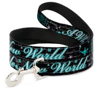 Dog Leash 6-FEET Aladdin A WHOLE NEW WORLD/Story Script WIDE 1.5"