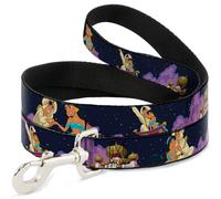 Dog Leash 6-FEET - Aladdin & Jasmine Magic Carpet Ride Scenes