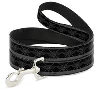 Dog Leash 6-FEET BD Monogram2 Black/Gray