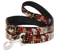 Dog Leash 6-FEET Deadpool Kills Deadpool #2 Cover Dynamite Chimichanga WIDE 1.5"