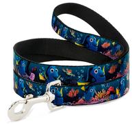 Dog Leash 6-FEET Dory Poses & Friends Under the Sea WIDE 1.5"