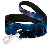 Dog Leash 6-FEET Galaxy Swirl/Shining Stars NARROW 0.5"
