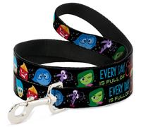 Dog Leash 6-FEET INSIDE OUT/Emotion Expressions/EVERY DAY IS FULL OF EMOTIONS