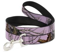 Dog Leash 6-FEET Mossy Oak Country Roots Camo Baby Pink WIDE 1.5"