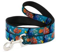 Dog Leash 6-FEET Nemo & Dory Poses WIDE 1.5"