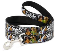 Dog Leash 6-FEET SCOOBY DOO Group Pose/Bones WIDE 1.5"