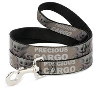 Dog Leash 6-FEET Star Wars The Child Sitting Pose PRECIOUS CARGO Tan/White