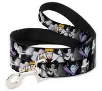 Dog Leash 6-FEET Villains Hexing Princess' Scenes Color/Black/White