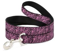 Dog Leash 6-FEET Zebra 2 Baby Pink