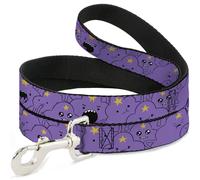 Dog Leash Adventure Time Lumpy Space Princess Expressions Stacked Lavender WIDE