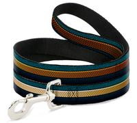 Dog Leash AQUAMAN Scales Stripe Blues/Golds