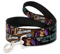 Dog Leash CATWOMAN-NINE LIVES OF A FELINE FATALE Bombshell Pose/Diamonds
