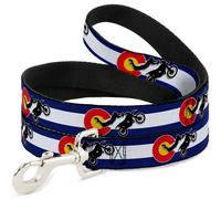 Dog Leash Colorado/Freestyle Motocross Superman WIDE 1.5"