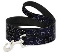 Dog Leash Constellations-14 Galaxy/White WIDE 1.5"